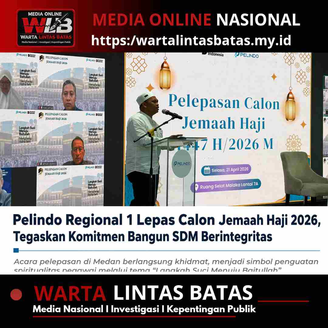 Pelindo Regional 1 Lepas Calon Jemaah Haji 2026, Tegaskan Komitmen Bangun SDM Berintegritas.