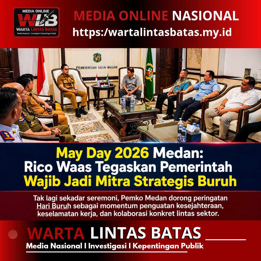 May Day 2026 Medan: Rico Waas Tegaskan Pemerintah Wajib Jadi Mitra Strategis Buruh.